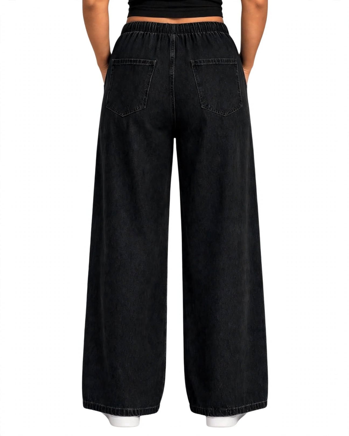 Women Wide Leg Loose Denim Jeans | BEETA