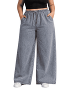 Women Wide Leg Loose Denim Jeans | GRETA