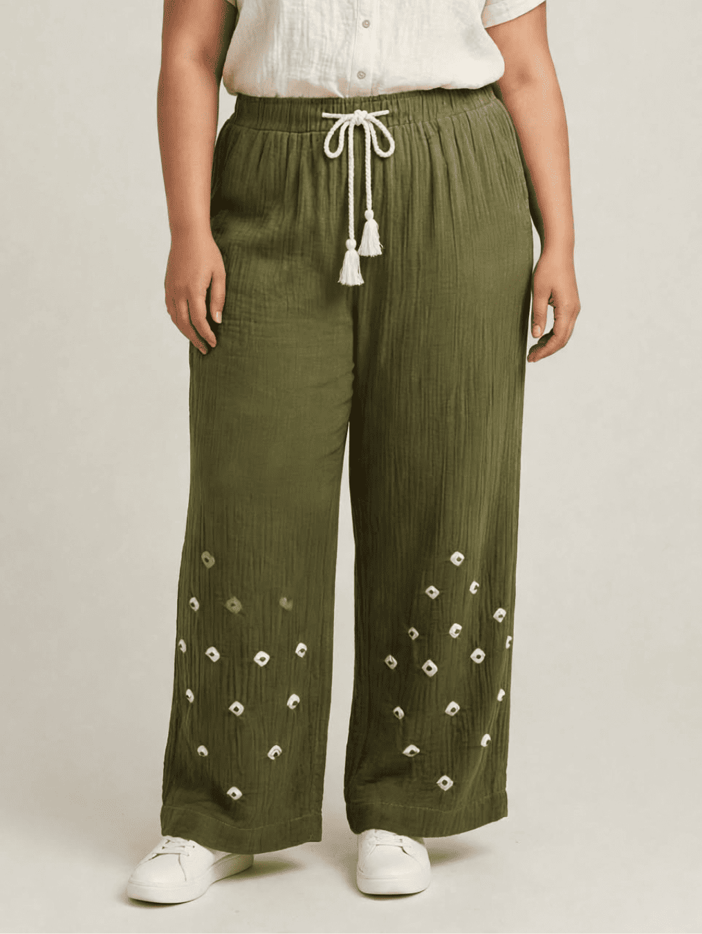 Women’s Relaxed Fit Wide-Leg Palazzos