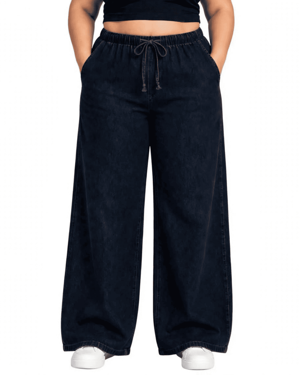 Women Wide Leg Loose Denim Jeans | NESTA