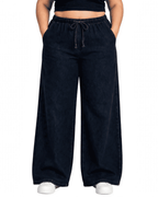 Women Wide Leg Loose Denim Jeans | NESTA
