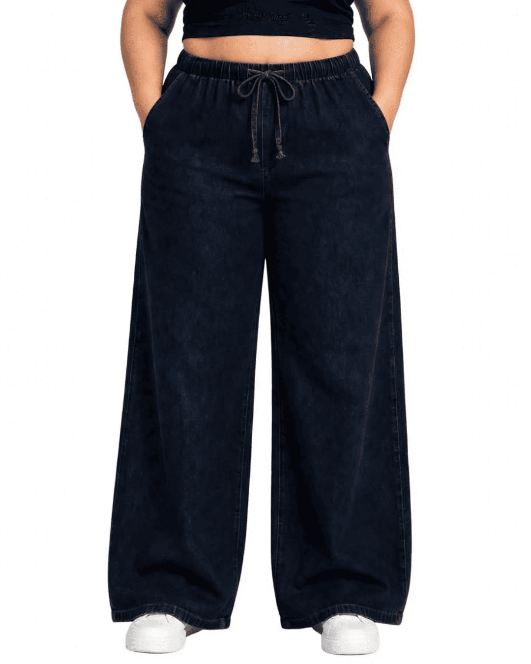 Women Wide Leg Loose Denim Jeans | NESTA