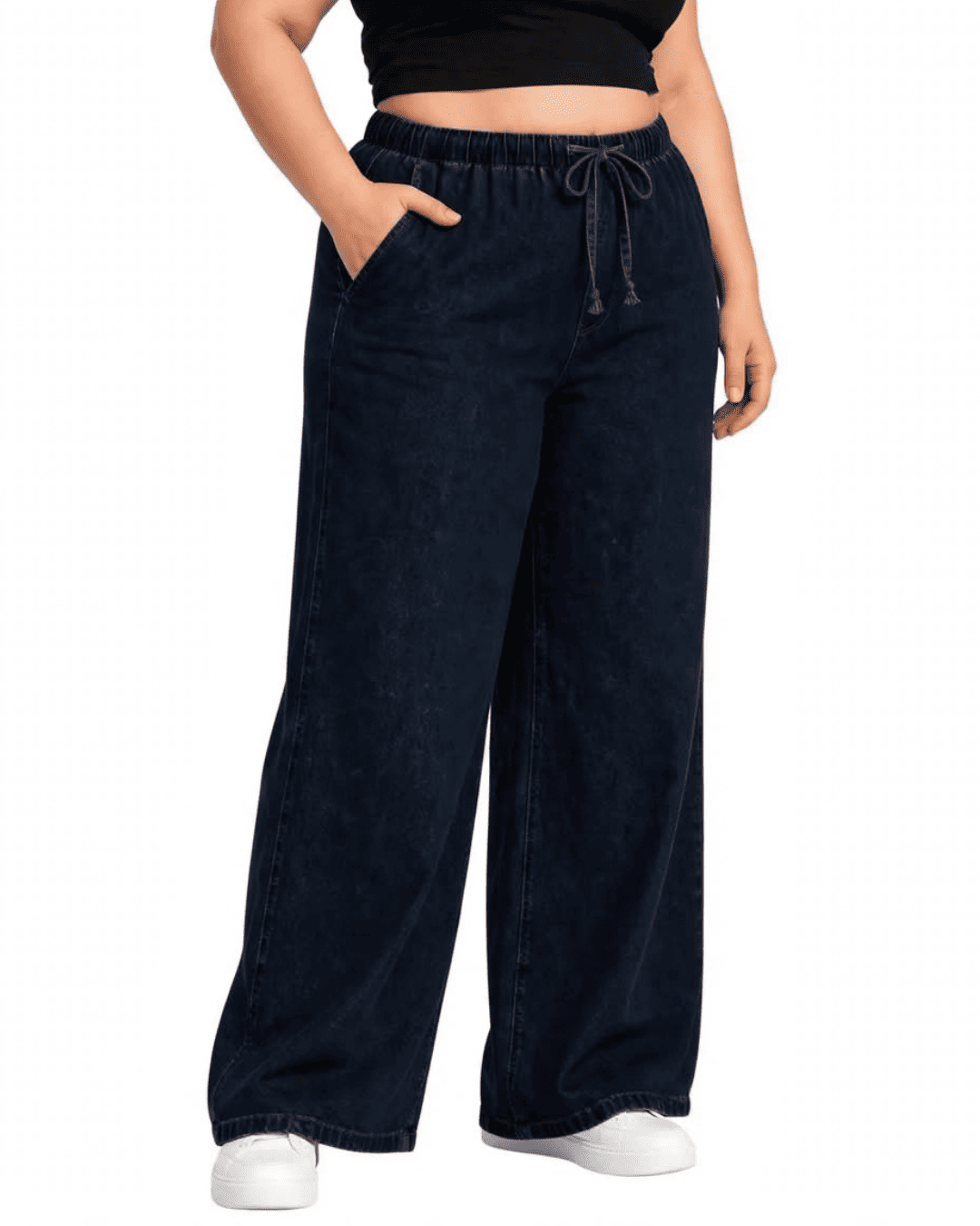 Women Wide Leg Loose Denim Jeans | NESTA