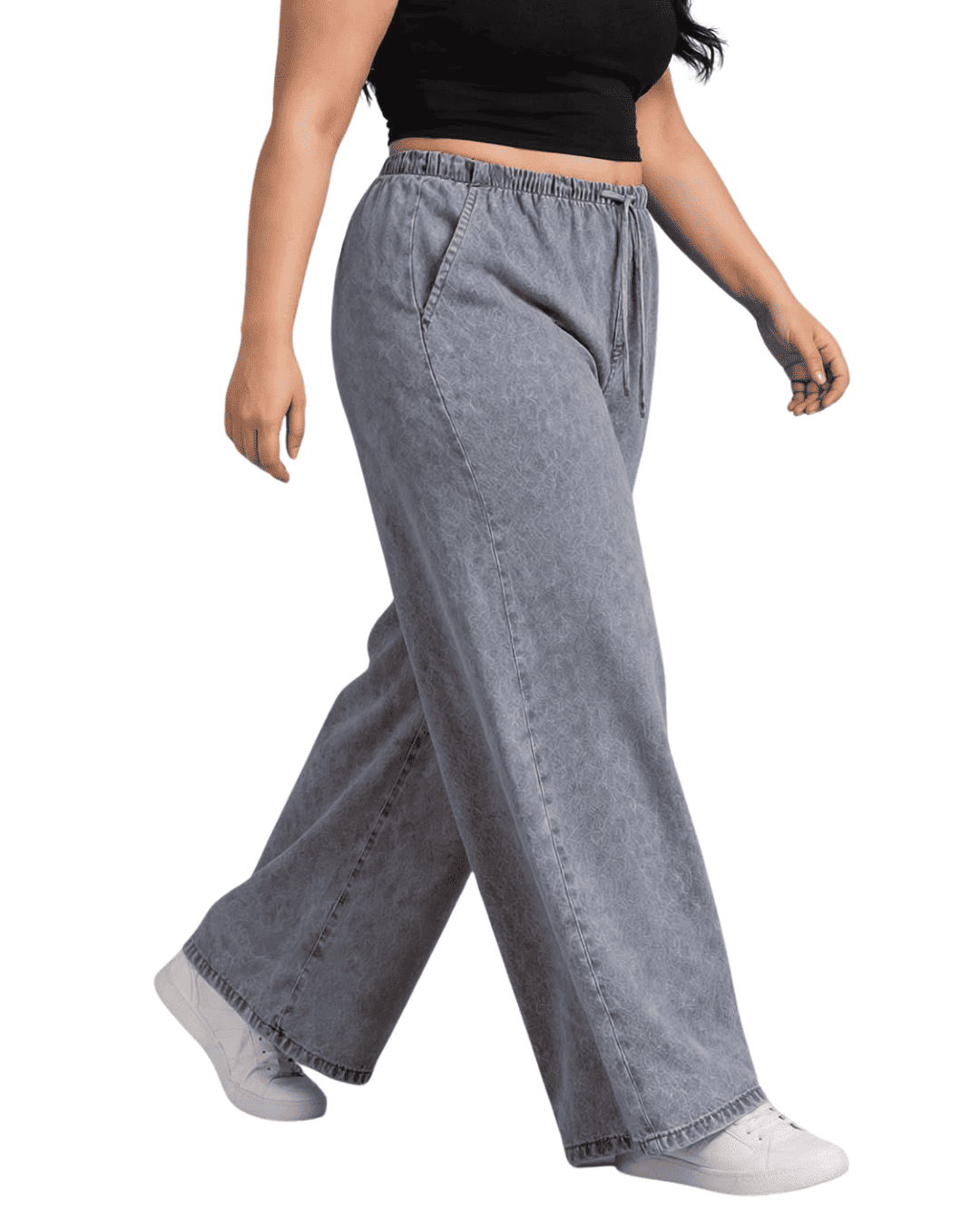 Women Wide Leg Loose Denim Jeans | GRETA