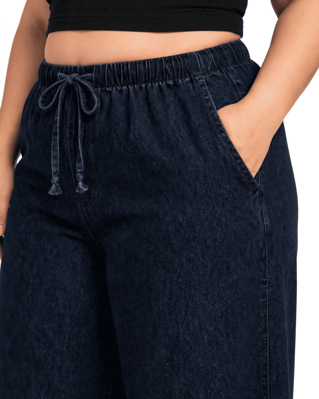Women Wide Leg Loose Denim Jeans | NESTA