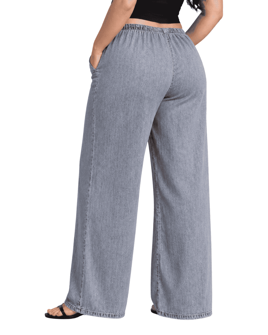 Women Wide Leg Loose Denim Jeans | GRETA
