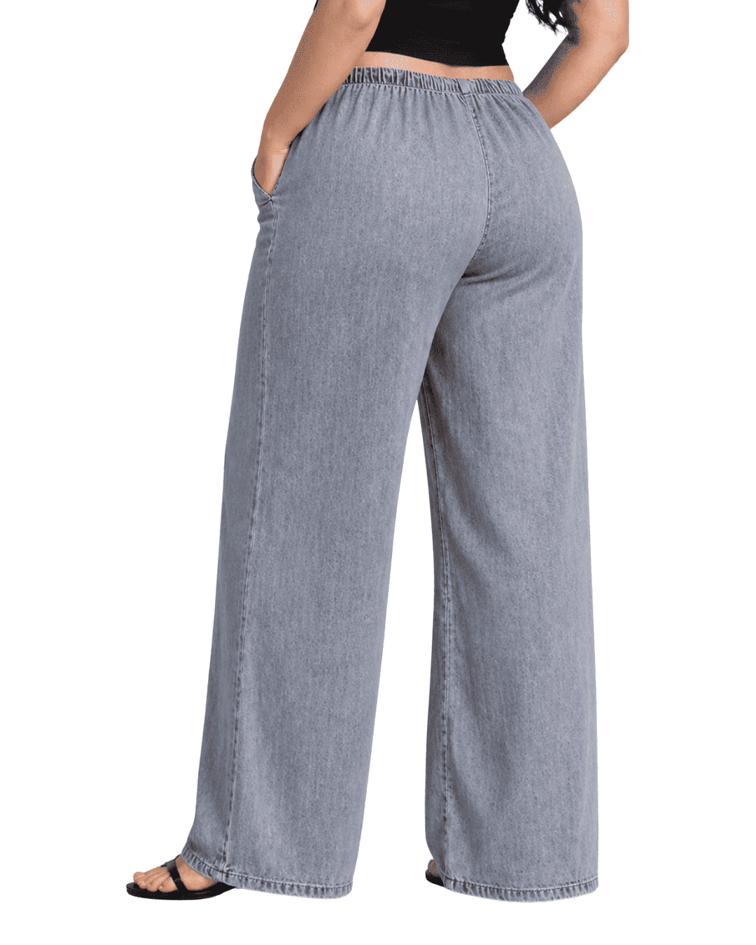 Women Wide Leg Loose Denim Jeans | GRETA