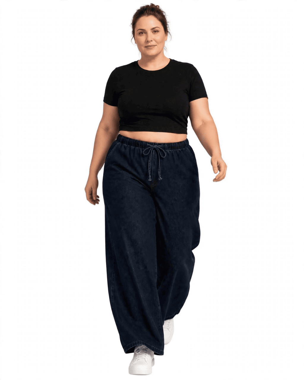 Women Wide Leg Loose Denim Jeans | NESTA