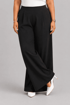 Women Solid Wide Leg Palazzo