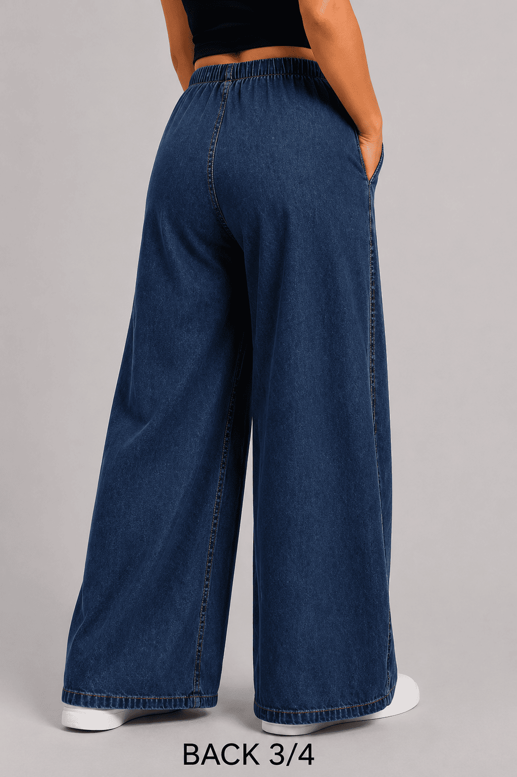 Women Wide Leg Loose Denim Jeans