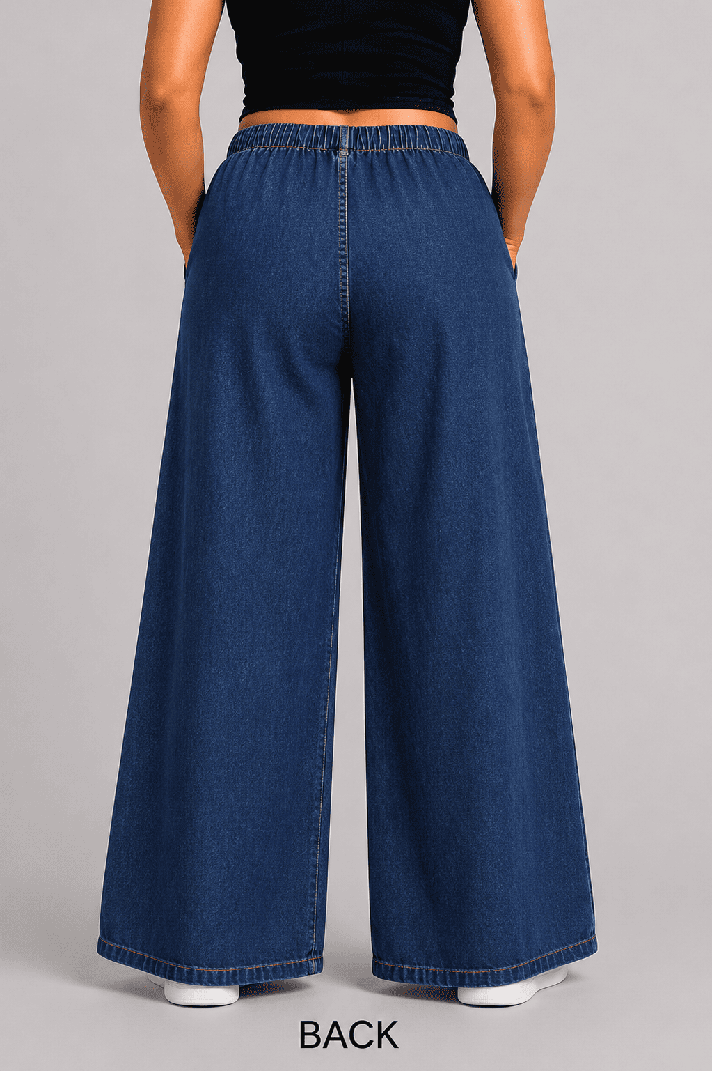 Women Wide Leg Loose Denim Jeans
