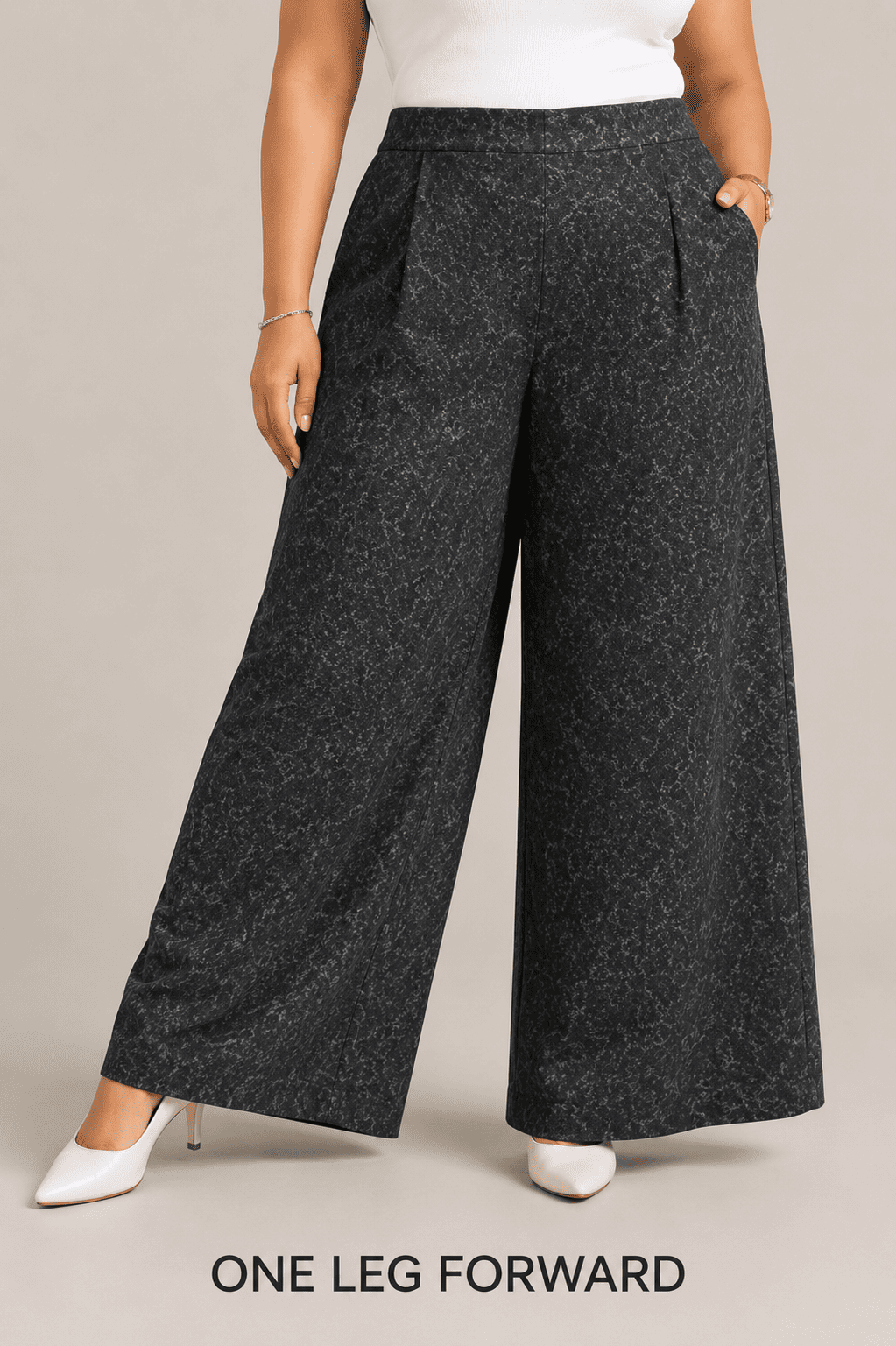 Women Solid Wide Leg Palazzo Pants