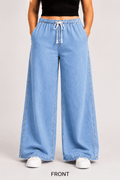 Women Wide Leg  Loose Denim Jeans