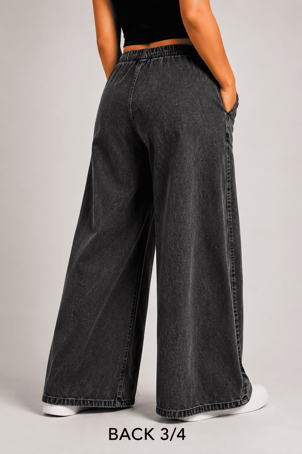 Women Wide Leg Loose Denim Jeans