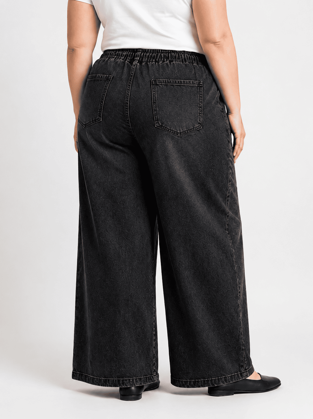 Women Solid Wide Leg Palazzo Pants