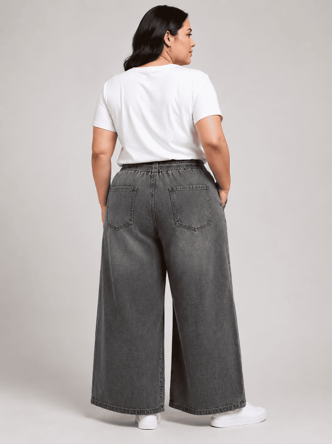 Women Solid Wide Leg Palazzo Pants