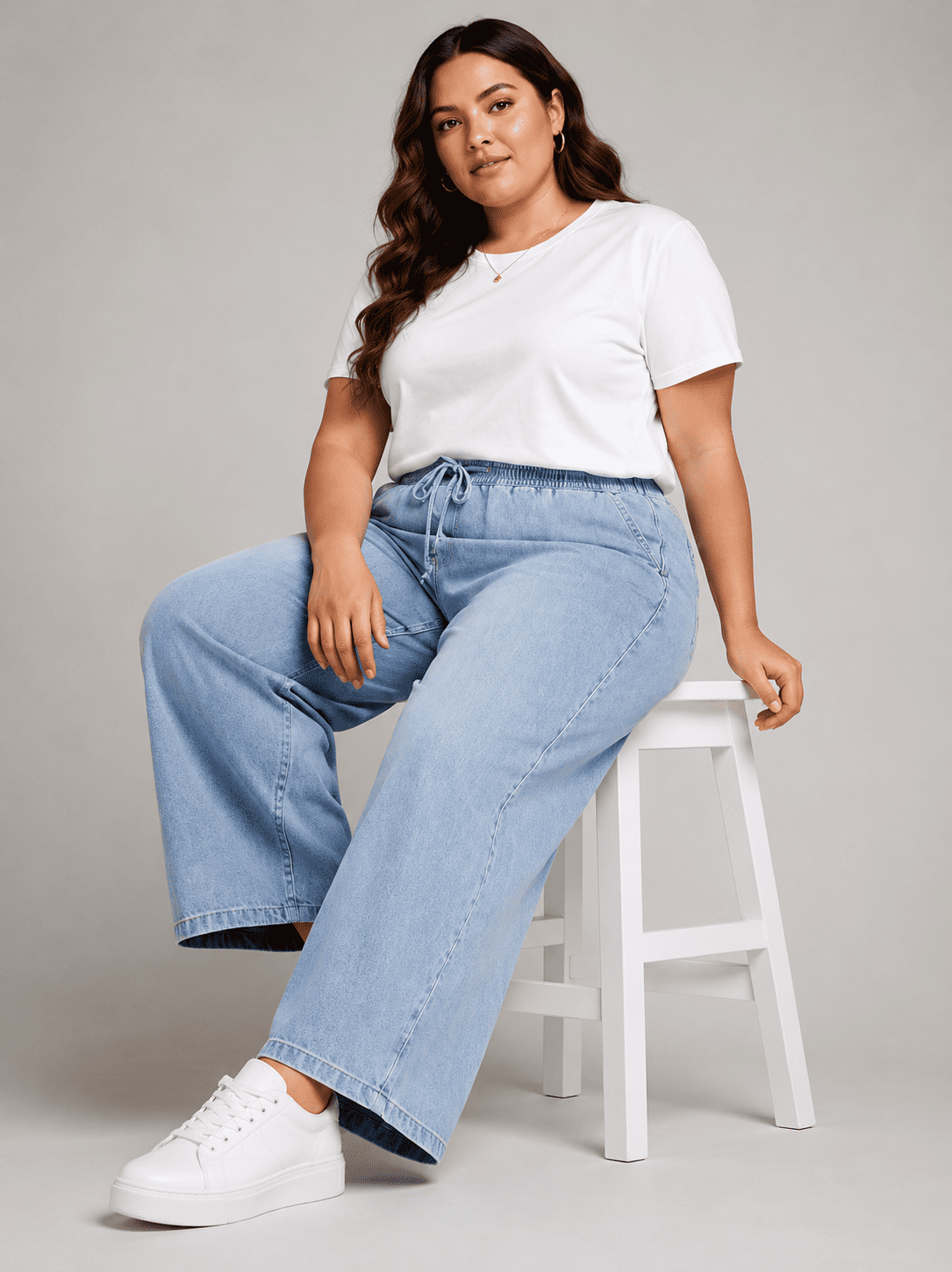 Women Solid Wide Leg Palazzo Pants