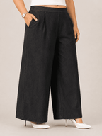 Women Wide Leg Denim Palazzo Pant