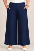 Women Wide Leg Denim Palazzo