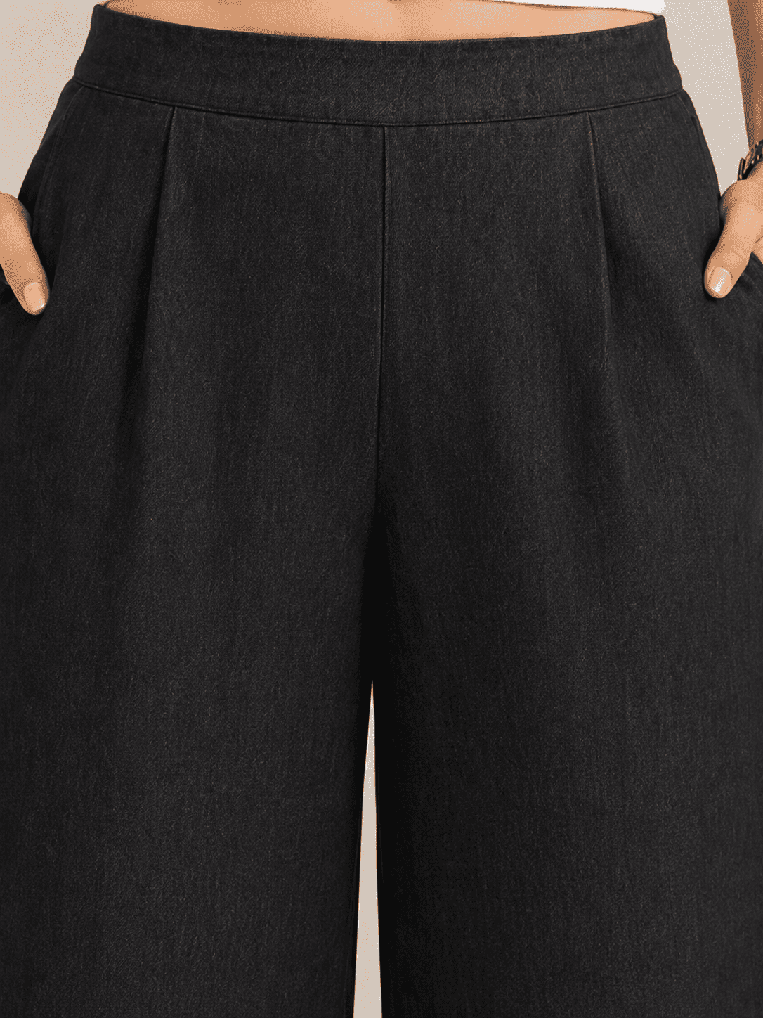 Women Wide Leg Denim Palazzo pant