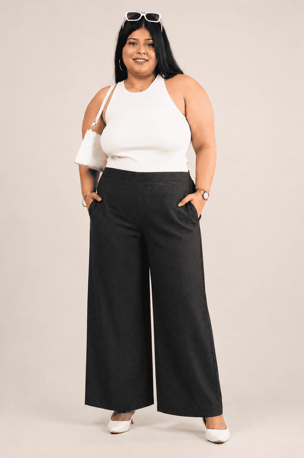Women Wide Leg Denim Palazzo pant