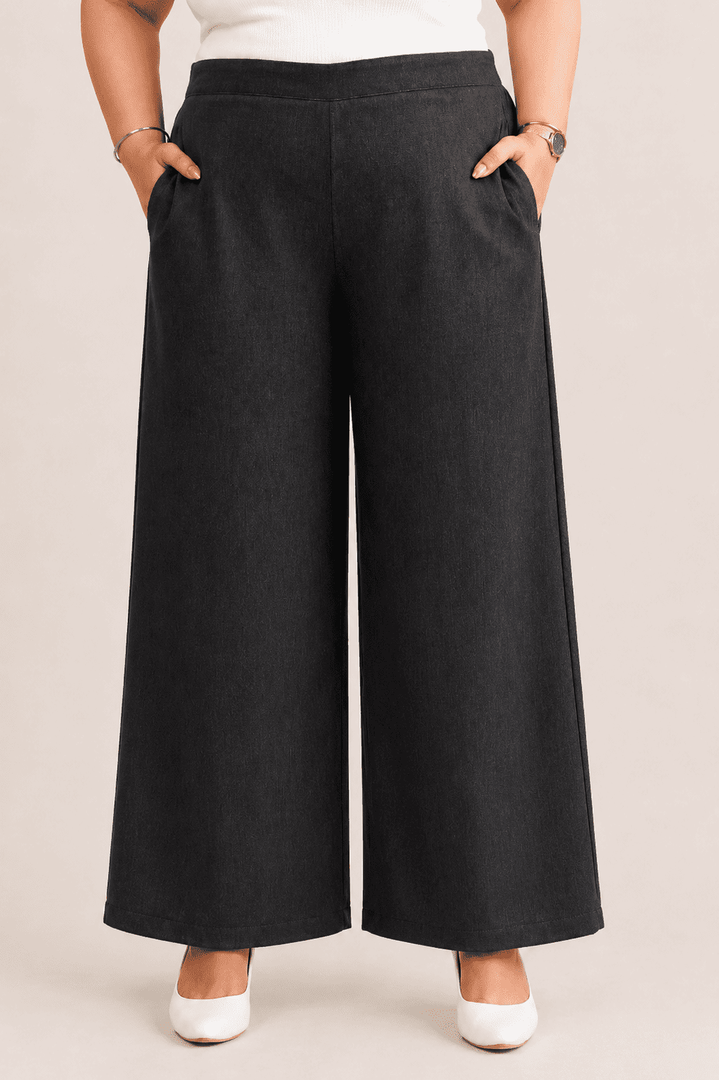 Women Wide Leg Denim Palazzo pant