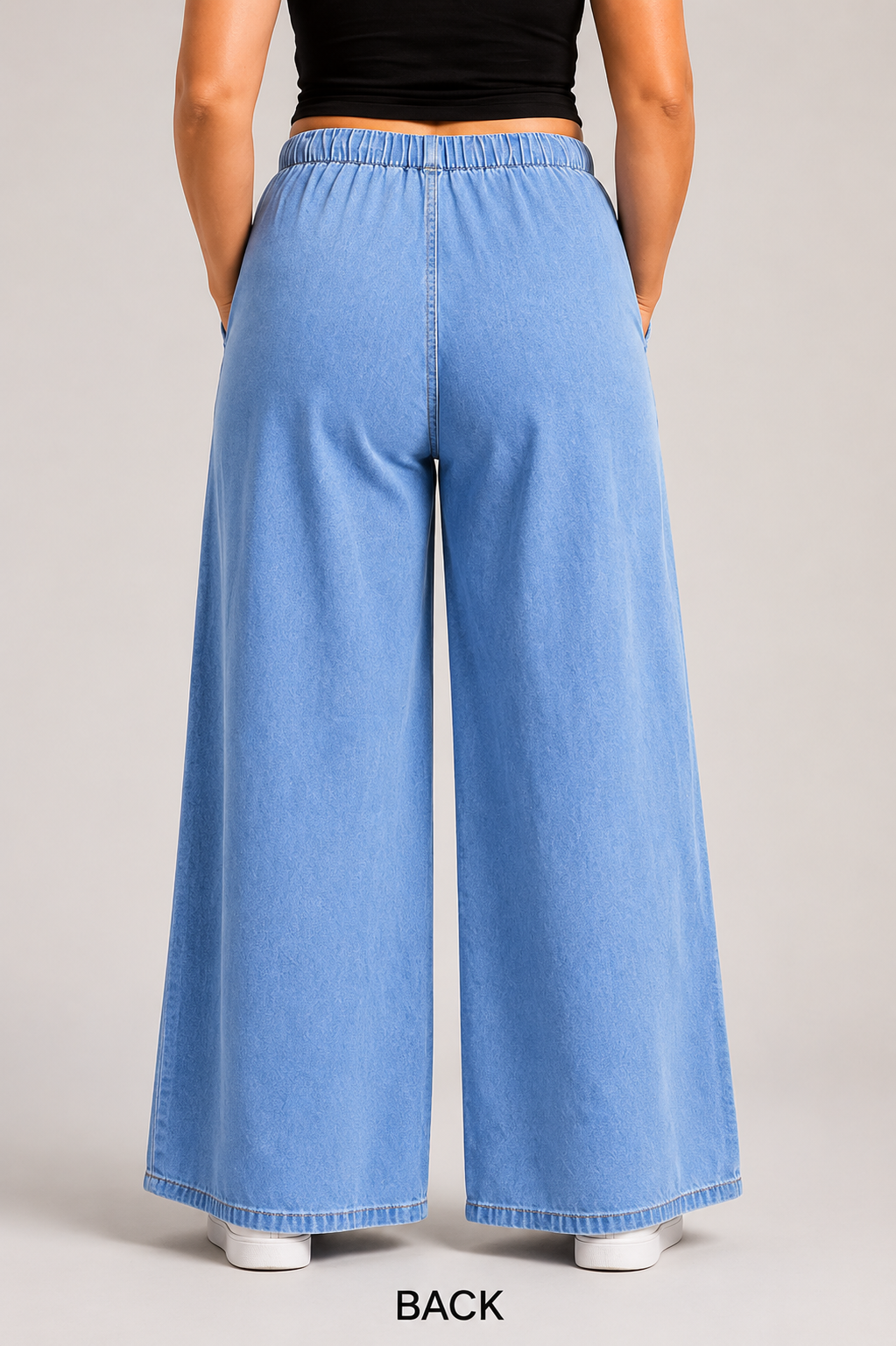 Women Wide Leg  Loose Denim Jeans