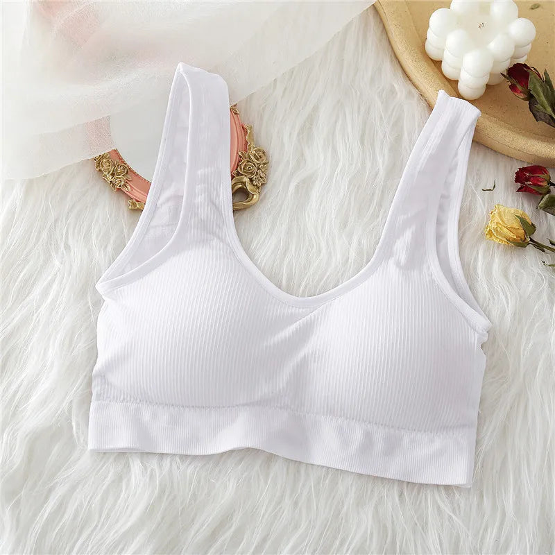 Women Sexy Removable Padded Tops Seamless Underwear [S708]