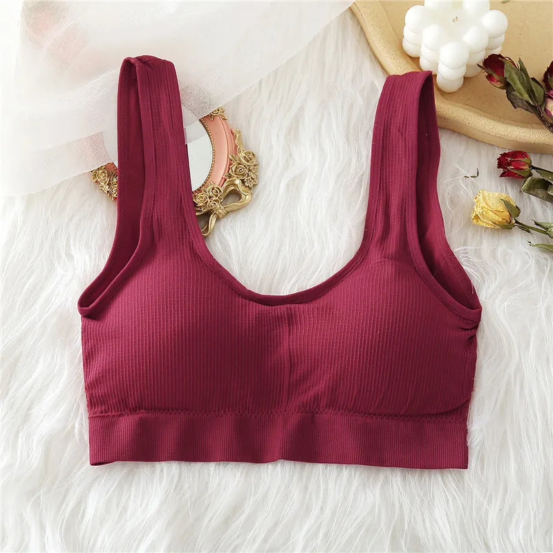 Women Sexy Removable Padded Tops Seamless Underwear [S708]