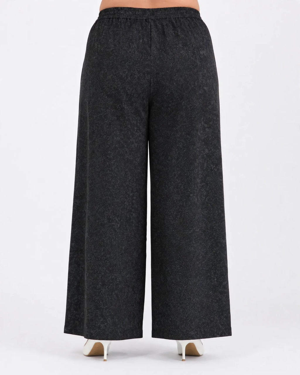 Women Black Solid Wide  Palazzo Pants | WFPP
