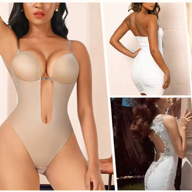 Women thong shapewear bodysuit