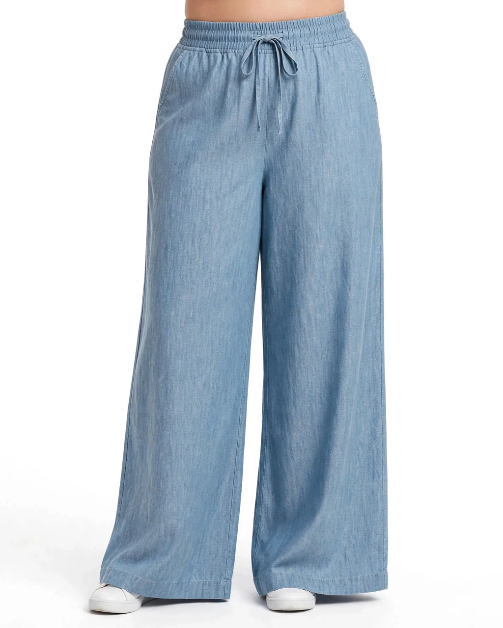 Women Blue Solid Wide  Palazzo Pants | WFPB