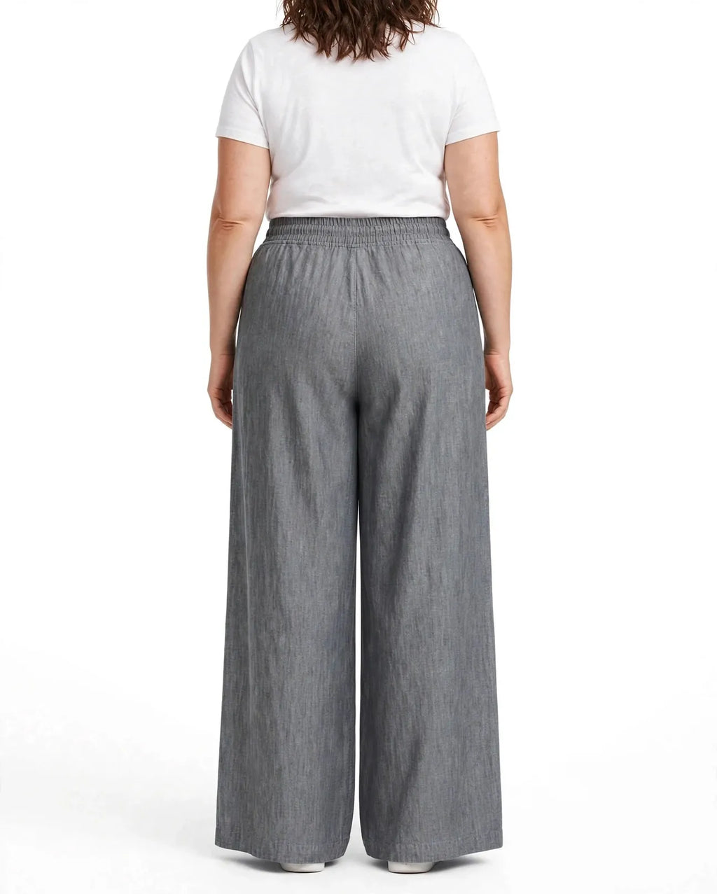 Women Grey Solid Wide  Palazzo Pants | WFPG