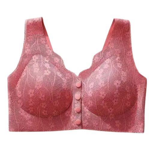 Front Buckle Bra Lace Seamless And Breathable no Steel Ring Bra